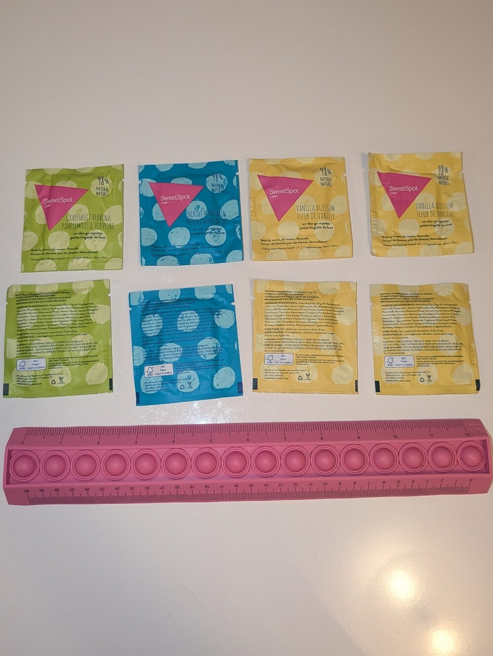 Bundle of 8 SweetSpot Labs towelettes